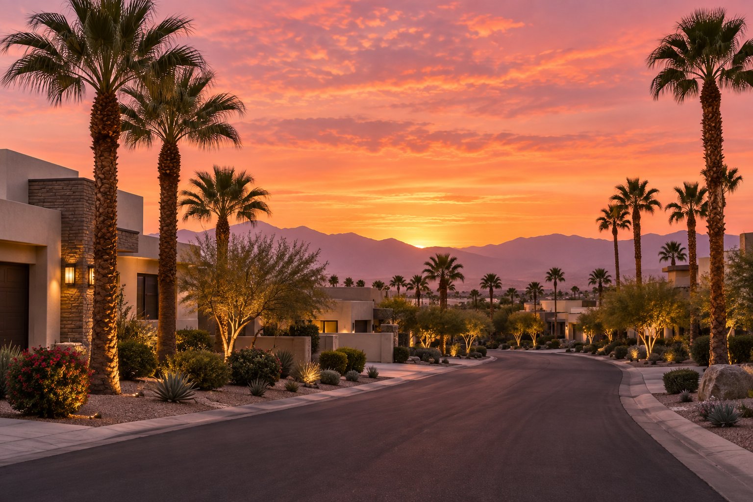 A Summerlin, Las Vegas residential neighborhood, illustrative